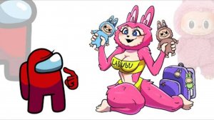 ЛАБУБУ против АМОНГ АС| Sprunki мультфильм