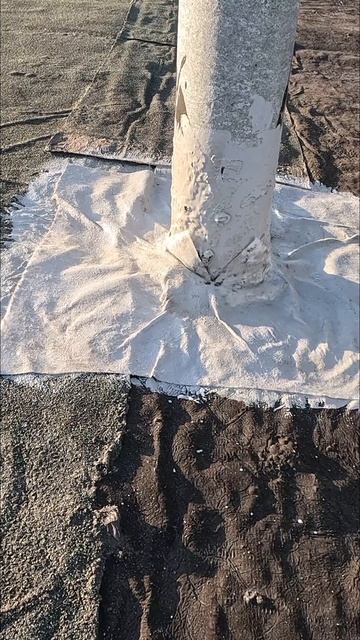 Усиление примыкания трубы к кровле