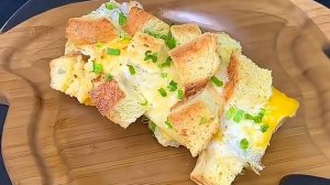 Вкусный ЗАВТРАК за 15 минут...🍳🧀😋    Рецепт в описании ✍️