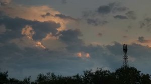Сотовая вышка, закат