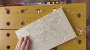 Рельефная резьба по дереву. Часть 2.