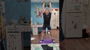 07.07.2025 троеборье, длинный цикл 2*24 кг 5 минут, результат 43 раза