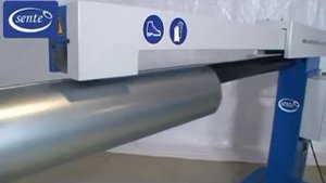 Фальцеосадочный станок Sente Makina LSC в работе