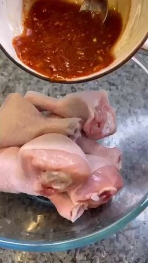 Запеченная курица с апельсинами