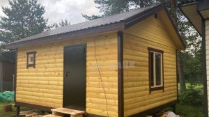 Баня из сухого бруса от СК "Бани", 5х4 м. Всеволожск. Июль 2025