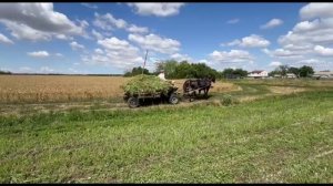 Покос сена и ремонт косилки