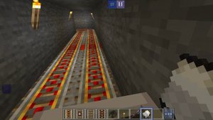 Обзор первой линии метро в Майнкрафт