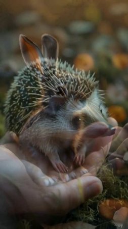 Tiny blue animals