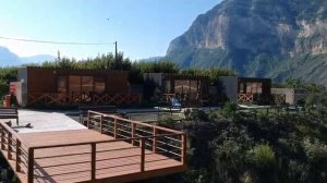 вид на Ирганайское водохранилище и локацию Сад