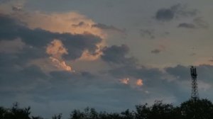 Сотовая вышка, закат