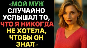 Мой муж случайно услышал то, что я никогда не хотела, чтобы он узнал | Истории измен