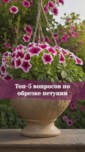 Топ 5 вопросов по обрезке петунии #петунии #петуния