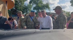В День ветеранов боевых действий в Центральном парке г. Крымска прошло торжественное мероприятие