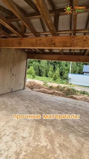 НАВЕС ДЛЯ АВТО С ХОЗБЛОКОМ ИЗ ПАНЕЛЕЙ ГРИНБОРД | GREEN BOARD| НАРО-ФОМИНСК | СК ТЕРМОВИЛЛА