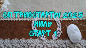 СП ТРИОСТАРТЫ 2025|ИЮЛЬ|СТАРТ 1|УЧАСТНИК 11|ВОРОТНИЧОК КРЮЧКОМ