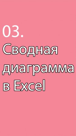 Сводная диаграмма в MS Excel || Курс «Excel и Project в проектном управлении» (урок 3) #pivot