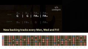Atmospheric Melodic Rock  Backing track in Bm