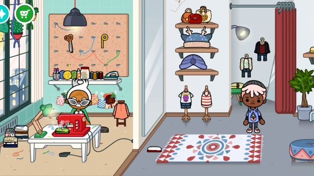 Toca Boca World - в магазине одежды. примерка