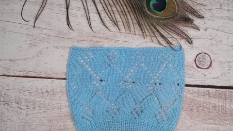 63//Шикарный ажурный узор для летней кофточки, туники, маечки.