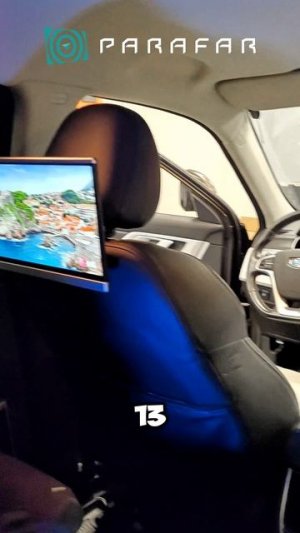 Установка #андроид мониторов на подголовник #Parafar PFTech133N4/64 в #Geely #Atlas