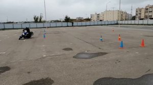 Gymkhana GP 2020 stage 4 / Kirsanov Anton BMW F800R / Heat 2