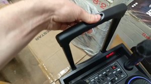КОЛОНКА НА КОЛЕСИКАХ С Выдвижной Ручкой в Дереве с 2 Микрофонами ✅ Видеоотчет м. Марьино