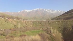 Ташкент-Коканд - вид из окна поезда (железные дороги Узбекистана).