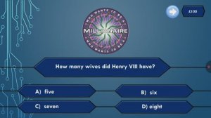 Who wants to be a millionaire?