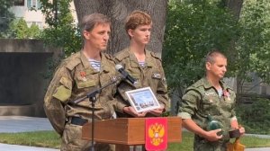 В Крымске прошла торжественная церемония передачи останков советского солдата