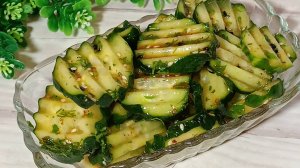 Огурцы по-Корейски невероятно Просто, а как Вкусно! Такой САЛАТ готовлю все Лето!