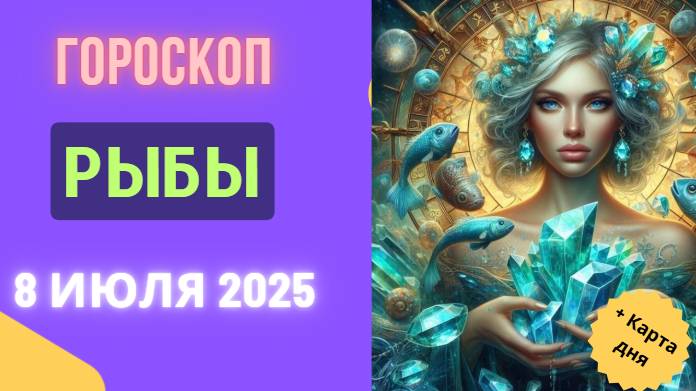 ♓ РЫБЫ: ГОРОСКОП НА СЕГОДНЯ 8 ИЮЛЯ 2025 — ДЕНЬ ИНТУИЦИИ И ДУХОВНОГО ПОИСКА!