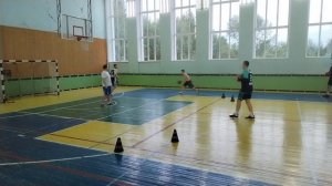Отработка бросков с сопротивлением в проходе  Basketball.Tranings