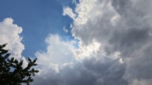 Облака лето выходной