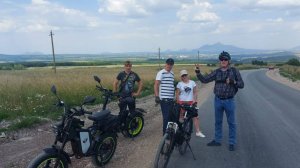 Кисловодск.Коллективный заезд на электровелосипедах по красивым местам Боргустанского хребта 1часть