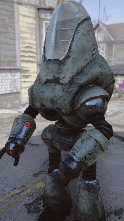Взгляд протектрона. Fallout 4.