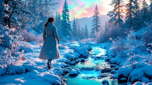 ❄️ ЗИМНЯЯ ОСВЕЖАЮЩАЯ МУЗЫКА ДЛЯ ДУШИ 🎵 УСПОКАИВАЮЩАЯ МУЗЫКА ДЛЯ СНА 🎵 РАССЛАБЛЯЮЩИЙ ШУМ ВОДЫ