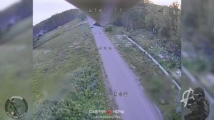 Охота на технику ВСУ в харьковских лесах не прекращается.  Доброе утро! Работает FPV-расчёт груп...