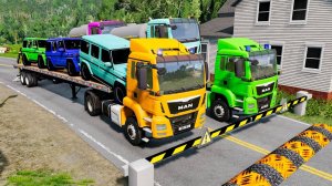 Машинки летают и прыгают! Развивающие мультики Машины помощники. Мультфильмы про машинки