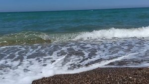 Николаевка, Крым, июль-2025. Потрясающе красивое море...