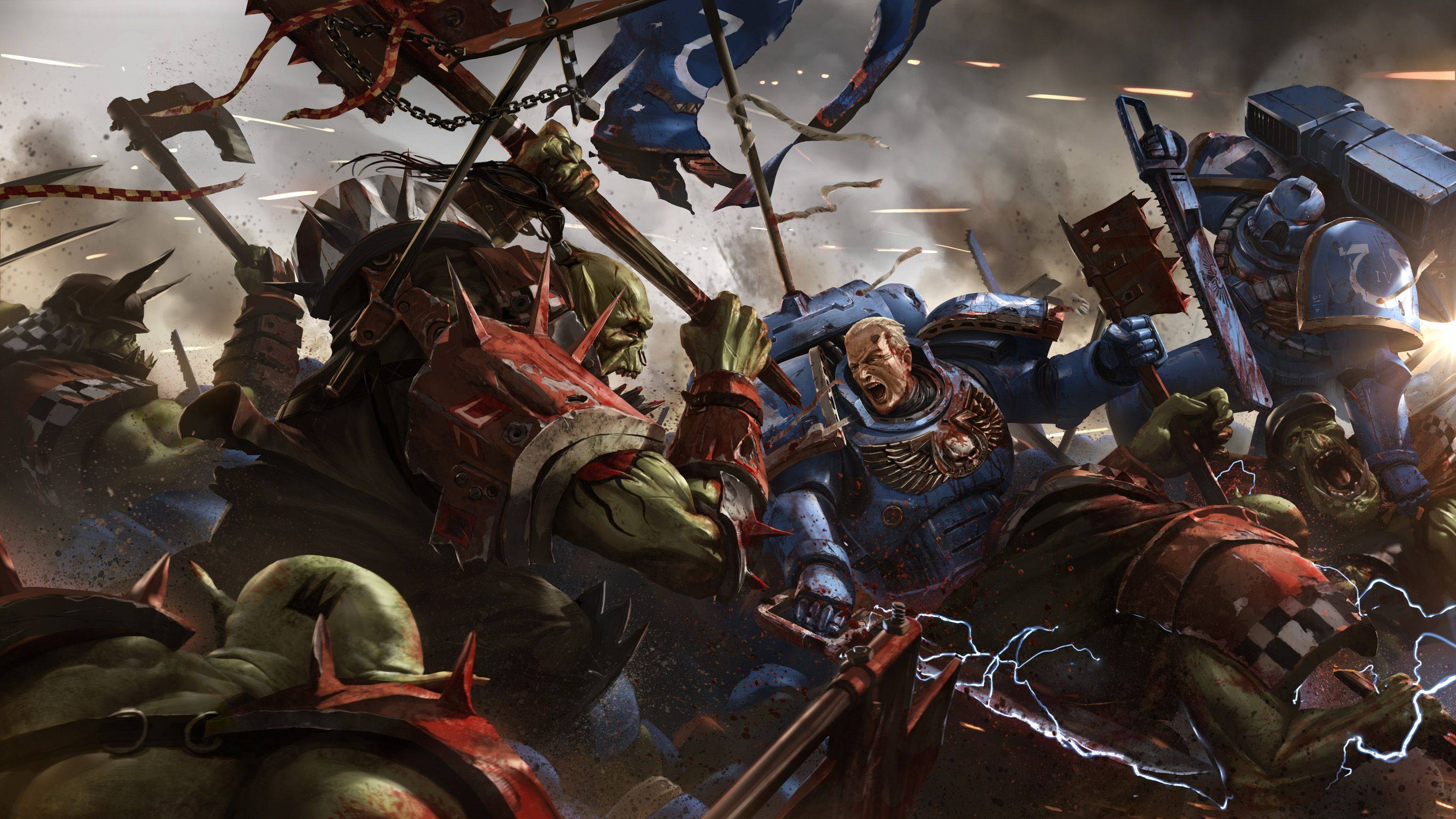 История Warhammer 40k Космические ОРКИ