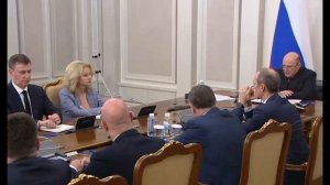 Председатель Правительства Михаил Мишустин проводит встречу с Вице-премьерами, 7 июля 2025 года