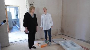 Глава города проверила ход работ в детском приюте