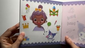 ✨Набор наклеек, куклы, 2 часть 💜 аппликация, анимэ, стикеры в альбоме.