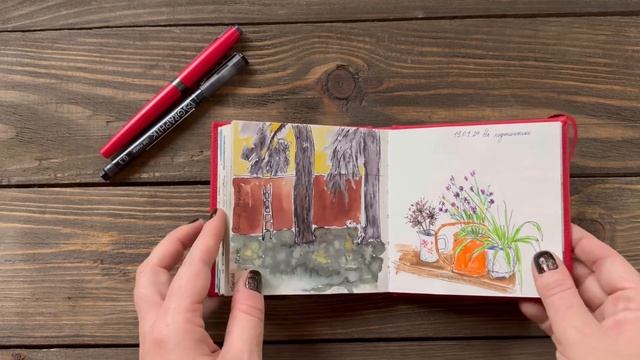 Листалка скетчбука finenolo.Sketchbook tour . смотреть онлайн