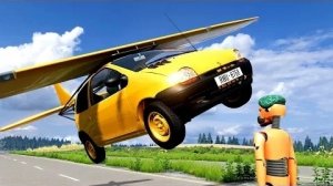 Эпические прыжки на скоростном автомобиле #335 – BeamNG Drive
