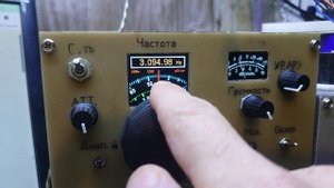 Homemade VFO and BFO transceiver with retro scale
