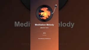 Meditation Melody 1