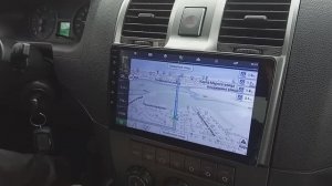 10й андроид, работа навигации Навител