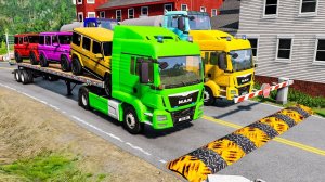 Машинки летают и прыгают! Развивающие мультики Машины помощники. Мультфильмы про машинки