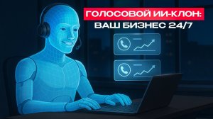 Голосовой ИИ-клон для бизнеса: один раз записал — и отвечай клиентам 24/7 с АО «Навигатор»!
